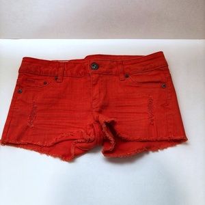 Red shorts